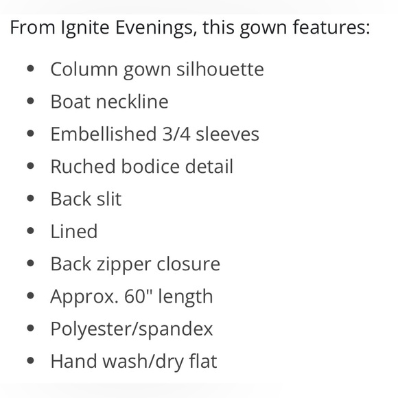 NWT Ignite Evenings Black Maxi Dress Size 6 - Picture 6 of 13